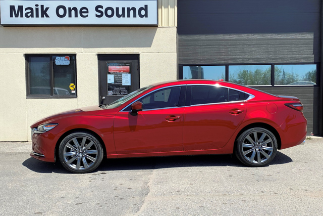 2021 Mazda6 with professional window tint in North Bay